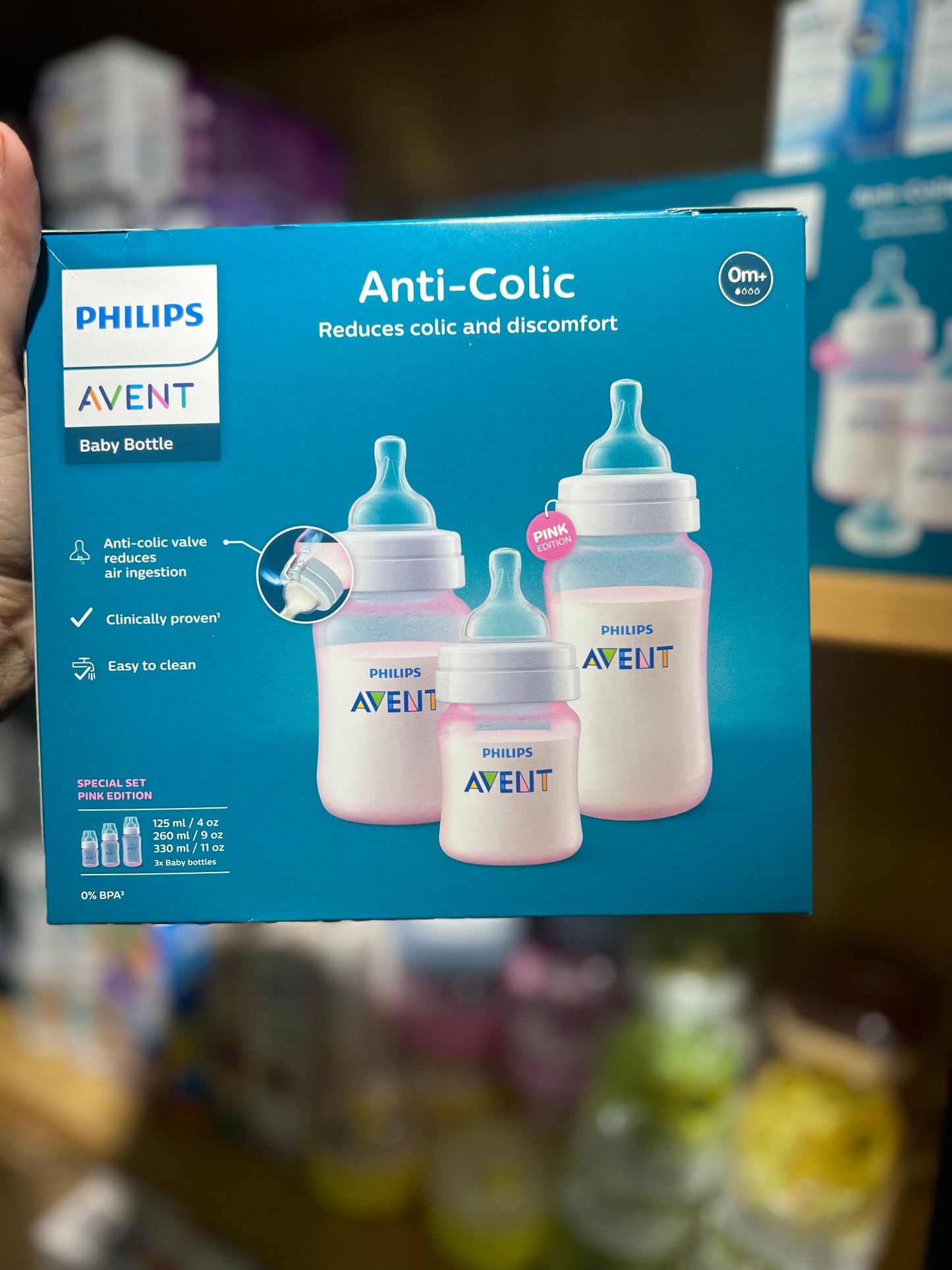 SET DE BIBERONES PHILIPS AVENT 4-9 Y 11 OZ