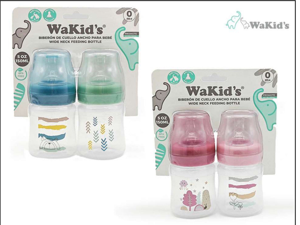 SET DE 2 BIBERONES 5 ONZ