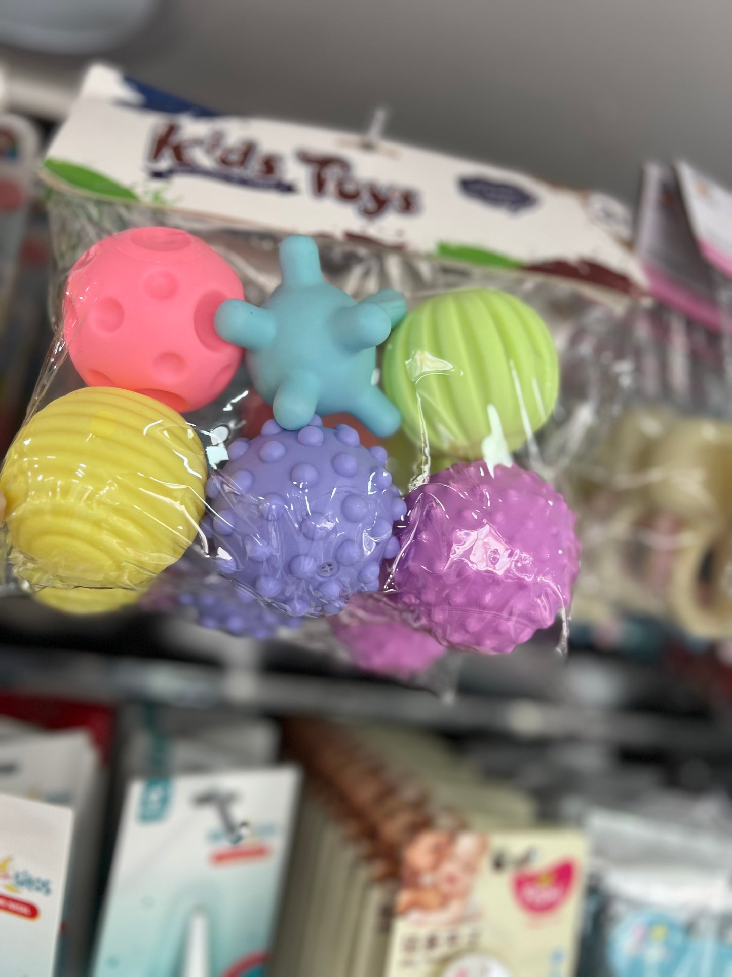 PELOTAS DE GOMA 6 EN 1 HX123B