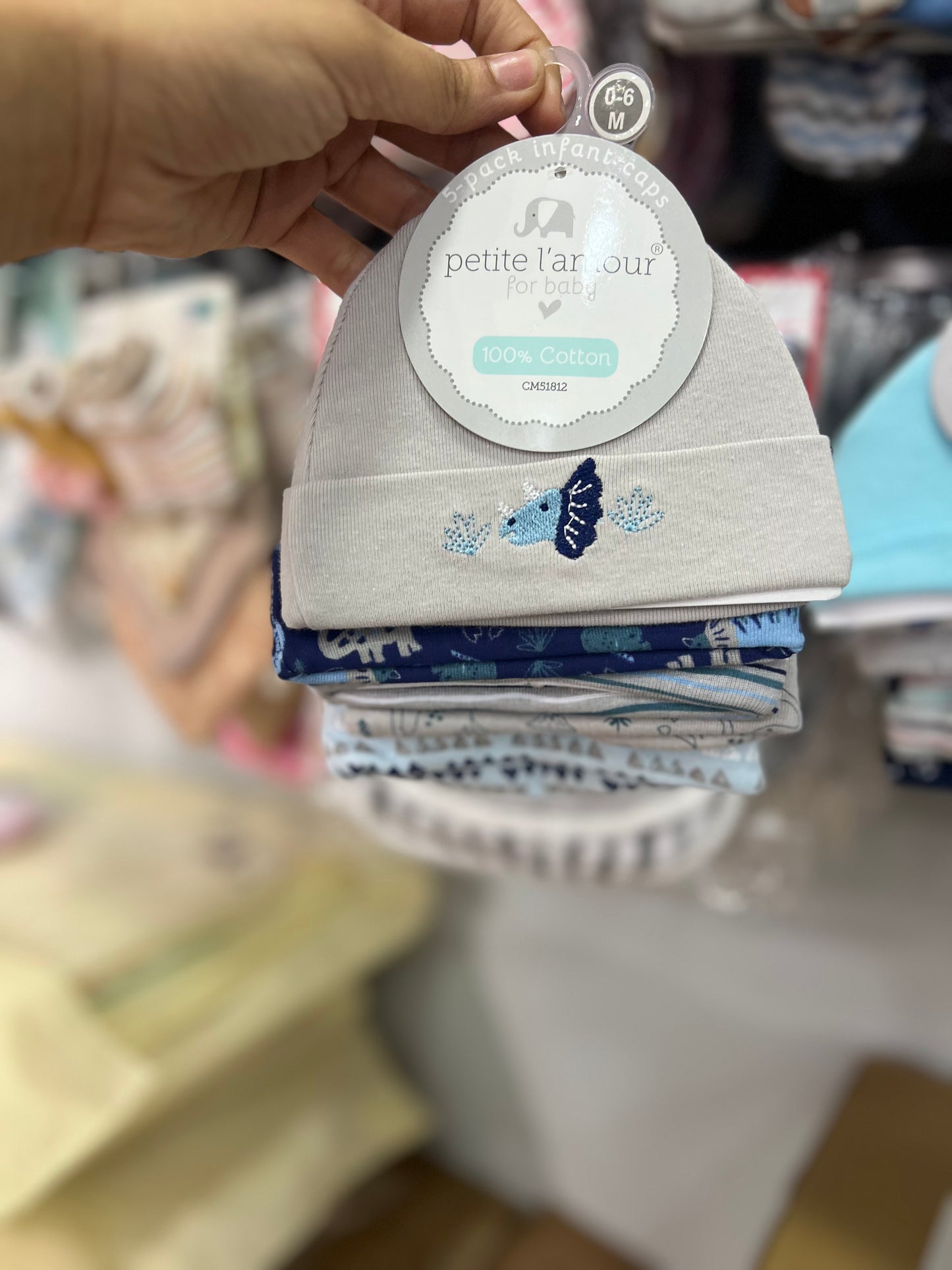 SET DE GORRITOS 5 PCS