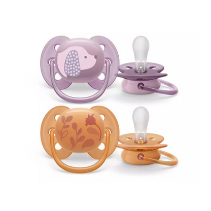 2 CHUPETES ULTRA SOFT PHILIPS AVENT 6-18 MESES