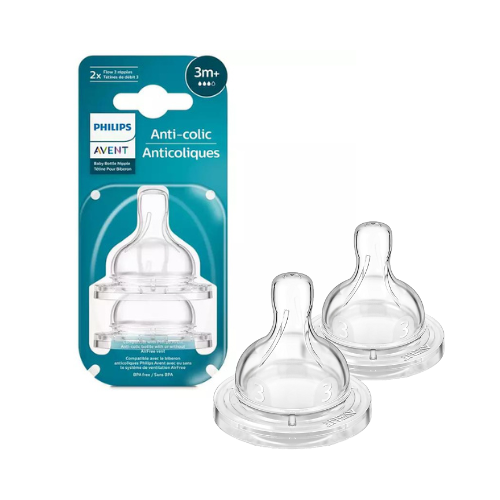 2 TETERAS PHILIPS AVENT ANTI-COLIC 3 MESES