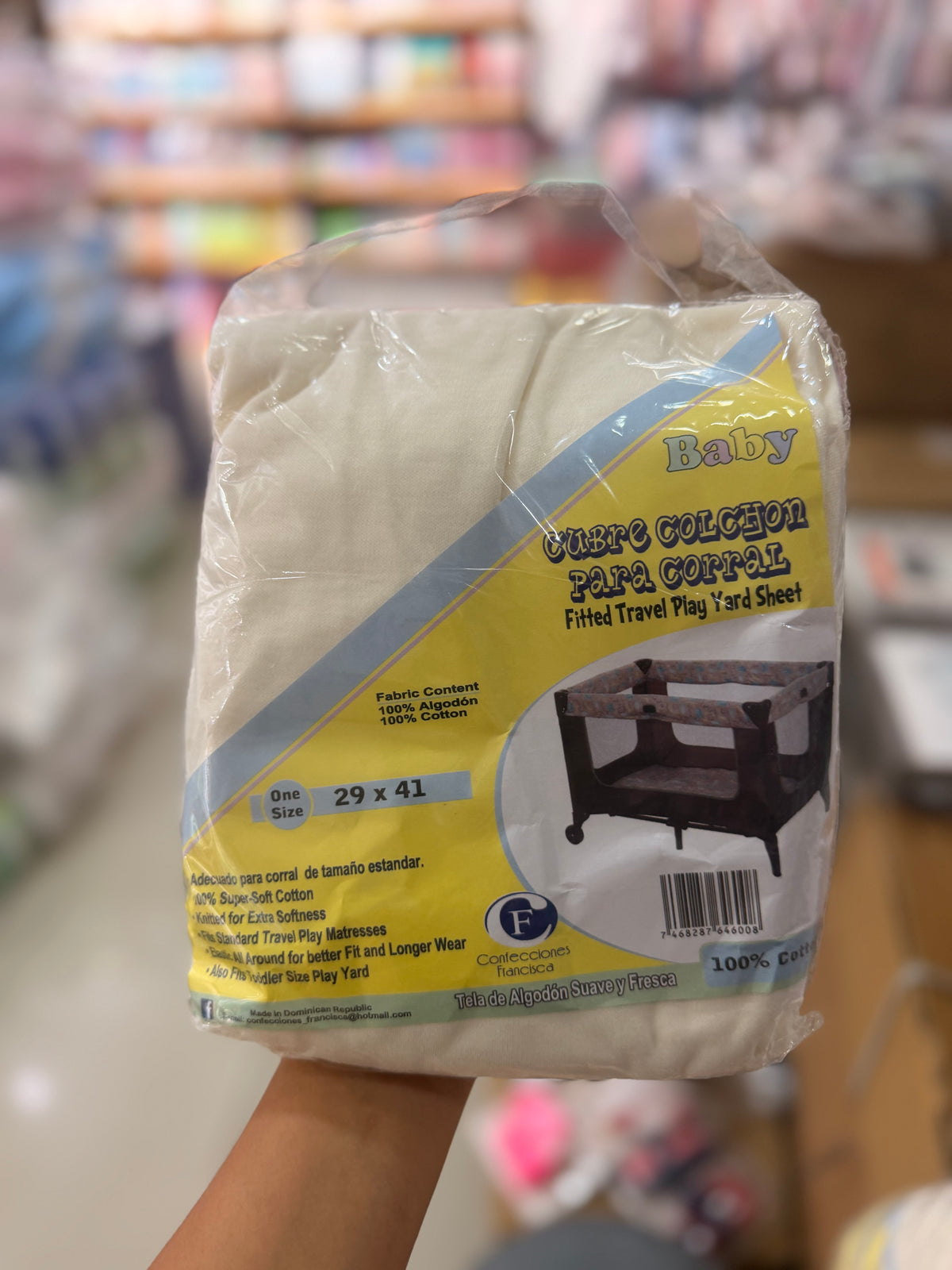 CUBRE COLCHON P CORRAL ALGODON