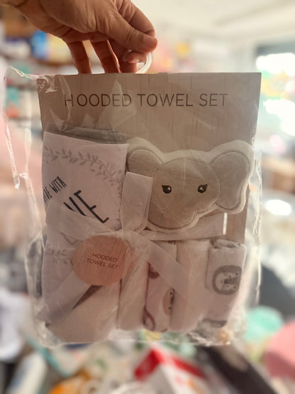 SET DE TOALLA HOODED