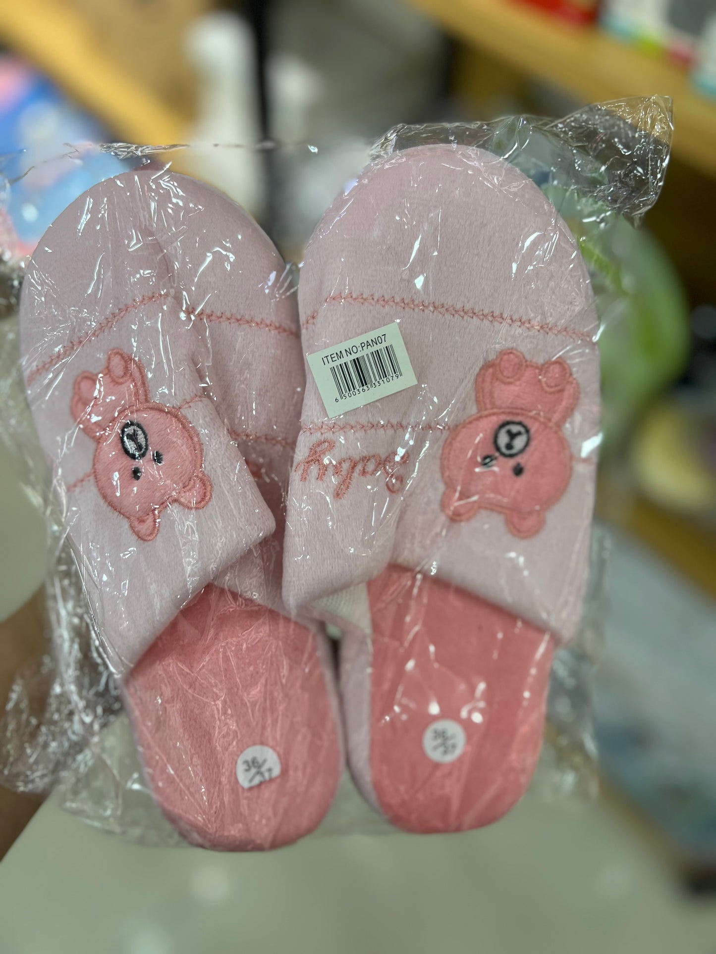 PANTUFLA C/LUNARES COLORIDOS