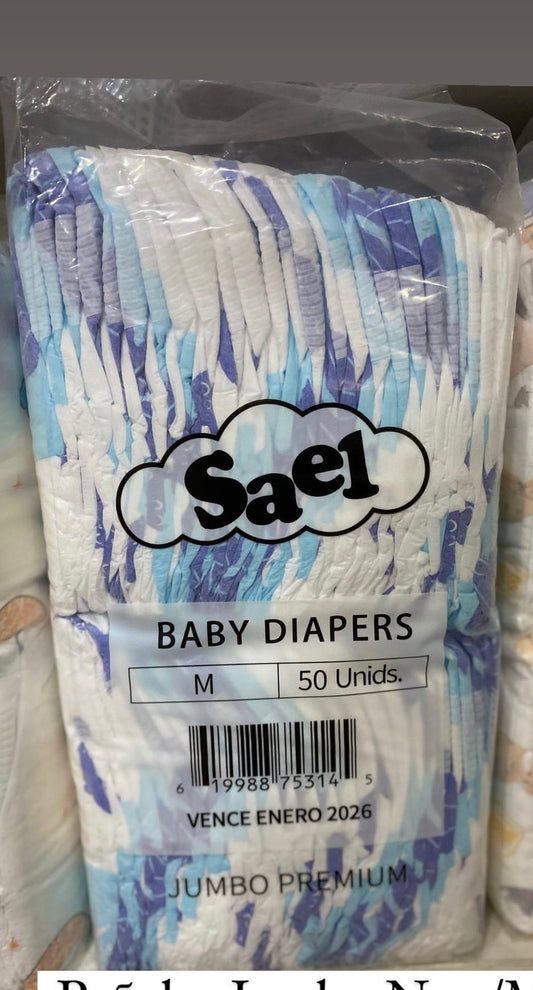 PAÑALES SAEL JUMBO