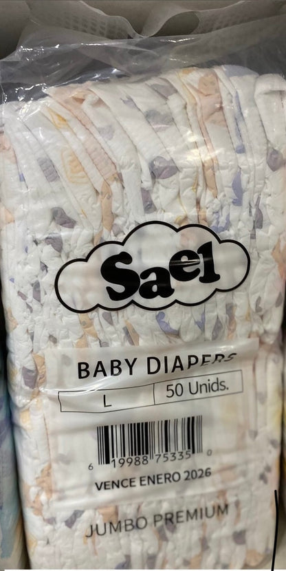 PAÑALES SAEL JUMBO