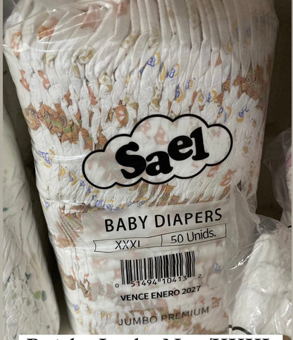 PAÑALES SAEL JUMBO