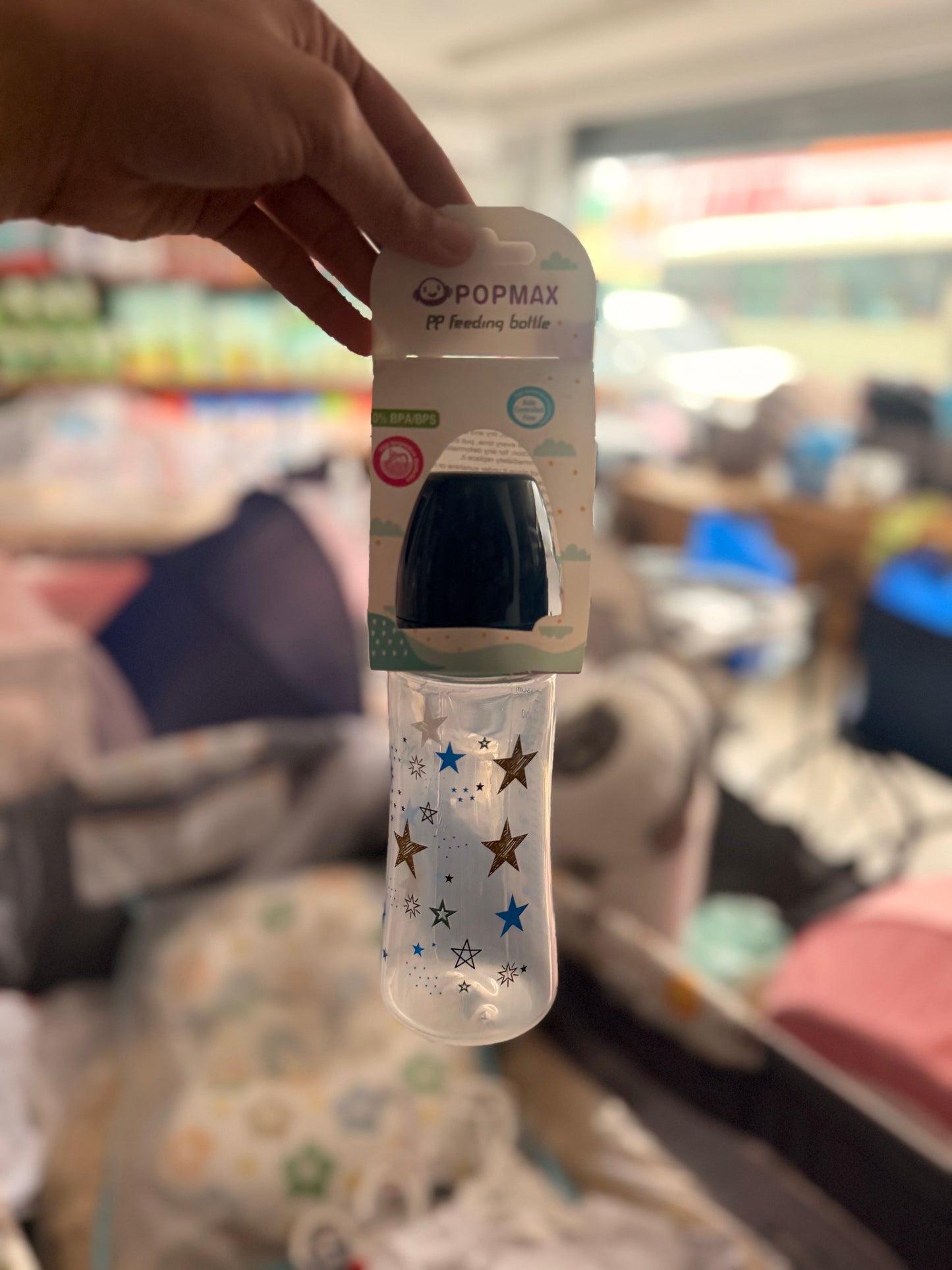 BIBERON 330 ML C/ESTRELLITAS