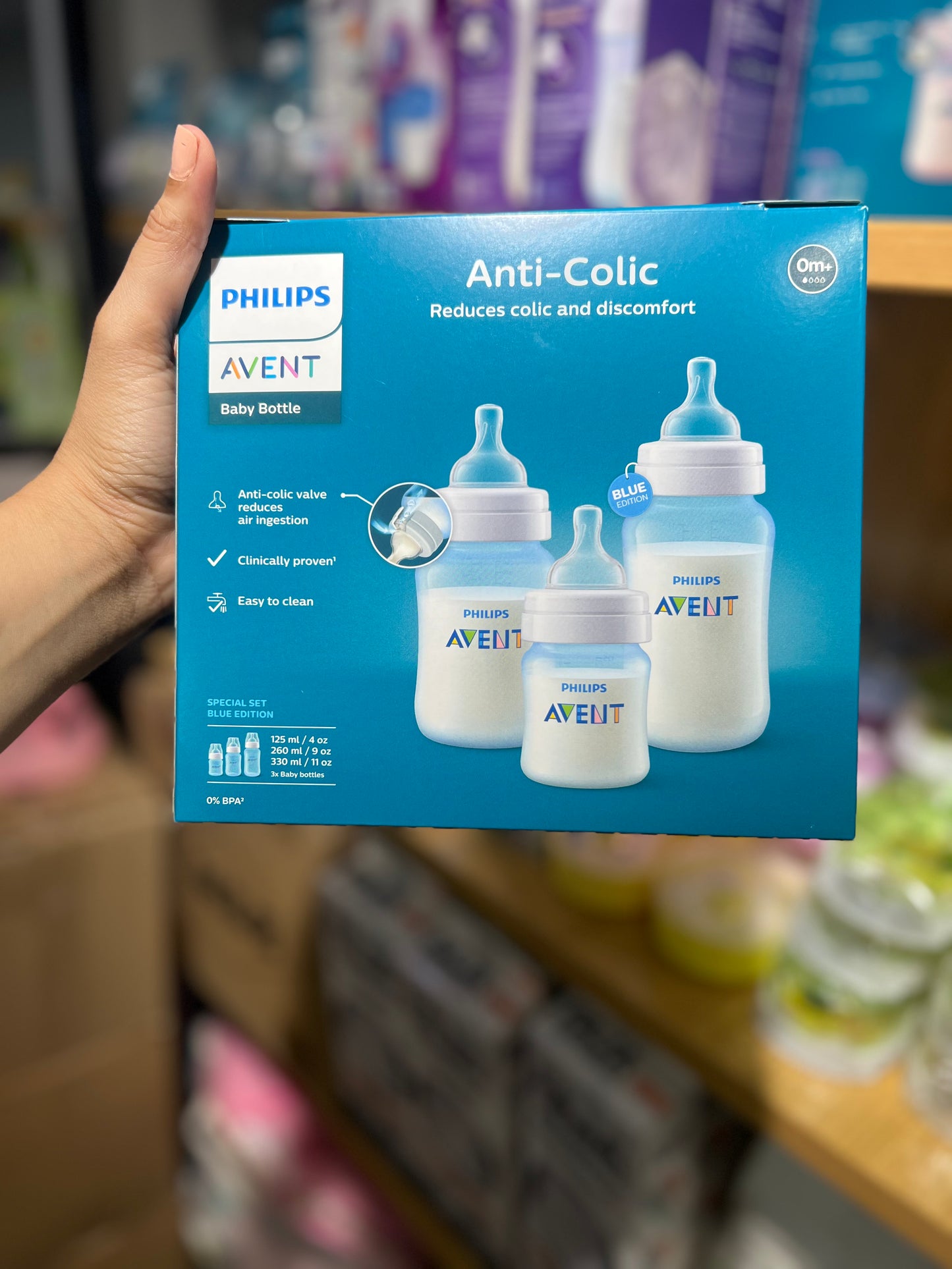 SET DE BIBERONES PHILIPS AVENT 4-9 Y 11 OZ