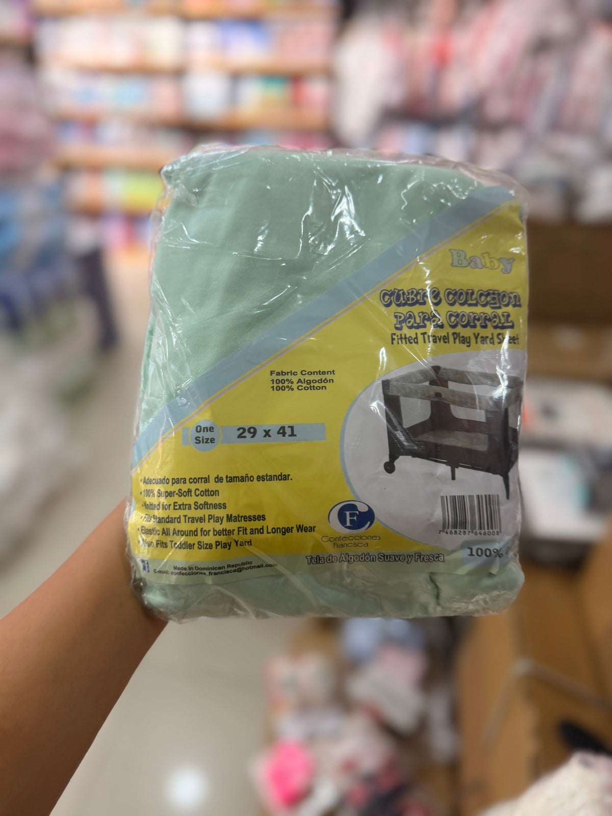 CUBRE COLCHON P CORRAL ALGODON
