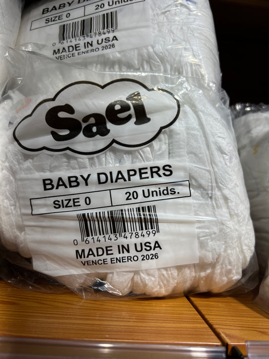 PAÑALES SAEL AMERICANO