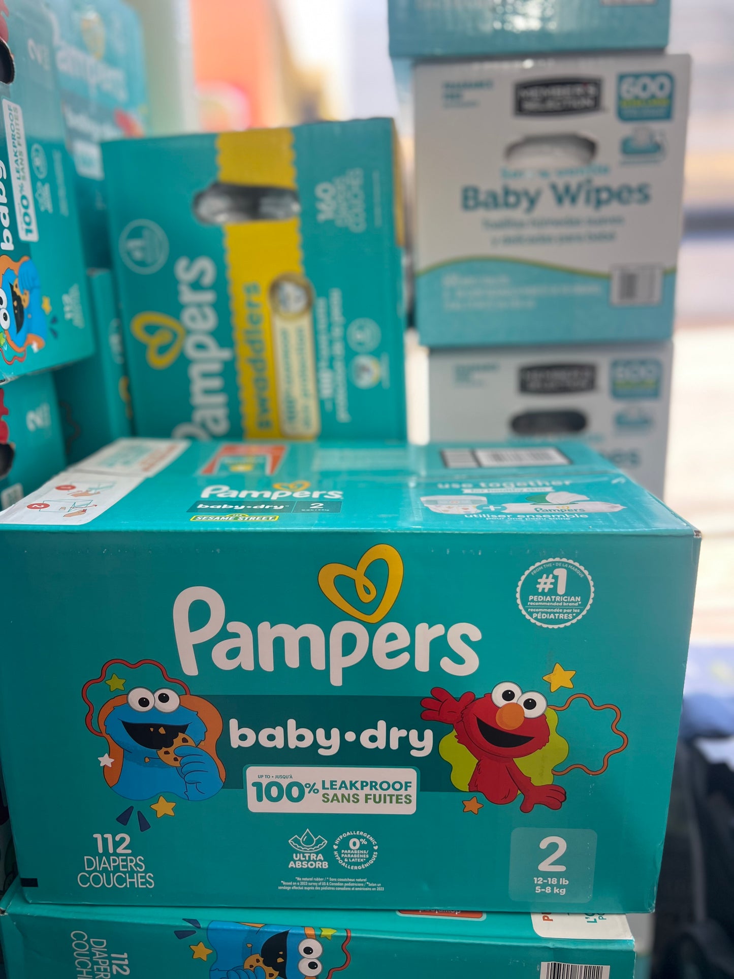 CAJA PAÑAL PAMPERS Nº 2 112 UND