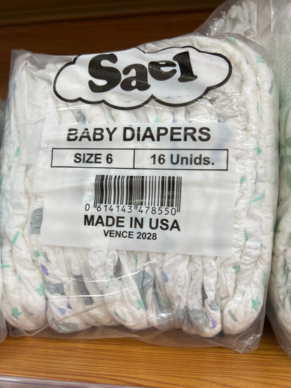 PAÑALES SAEL AMERICANO