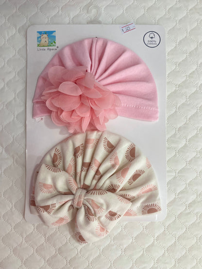 SET DE 2 GORROS LITTLE ALPACA