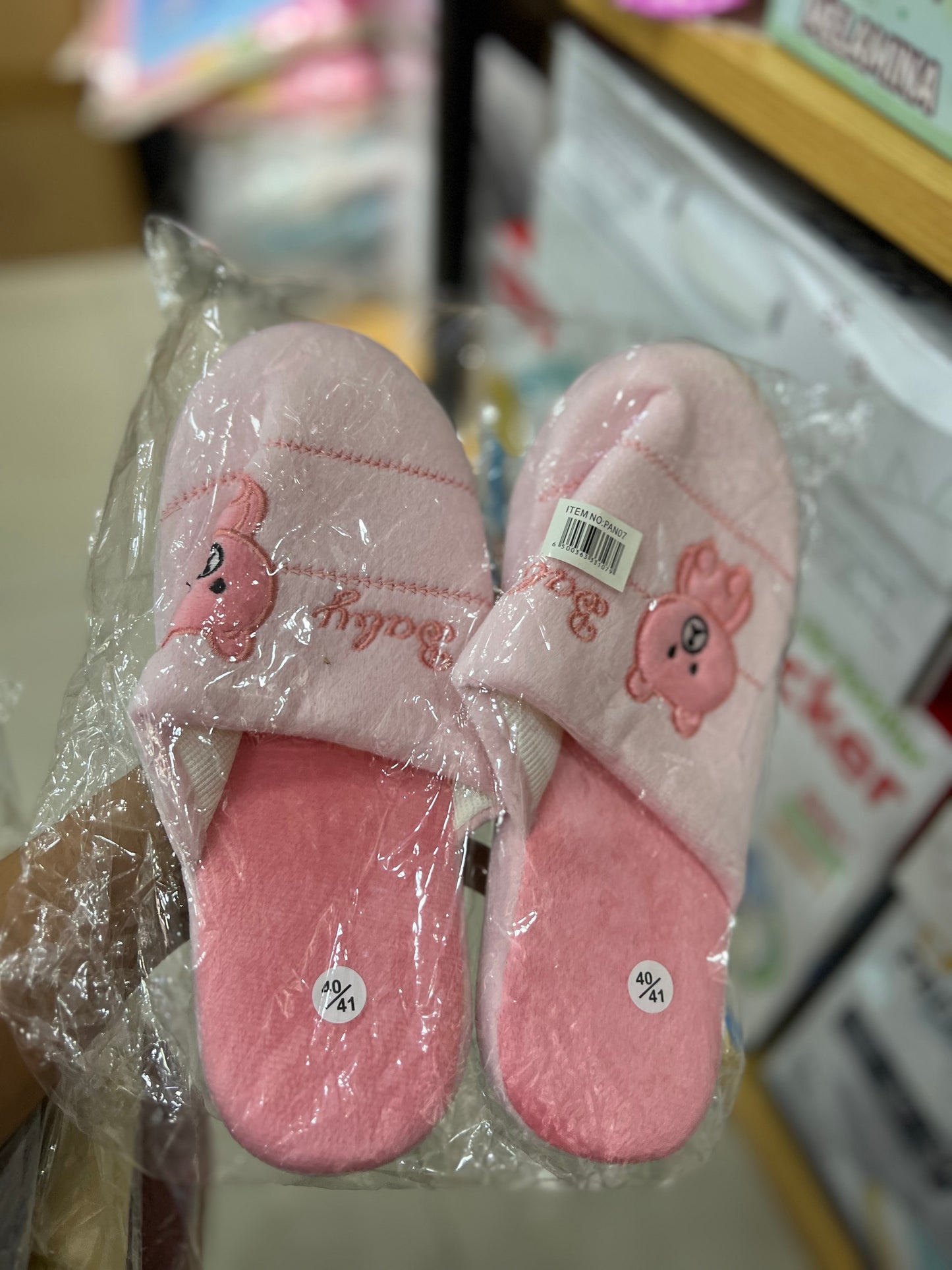 PANTUFLA C/LUNARES COLORIDOS