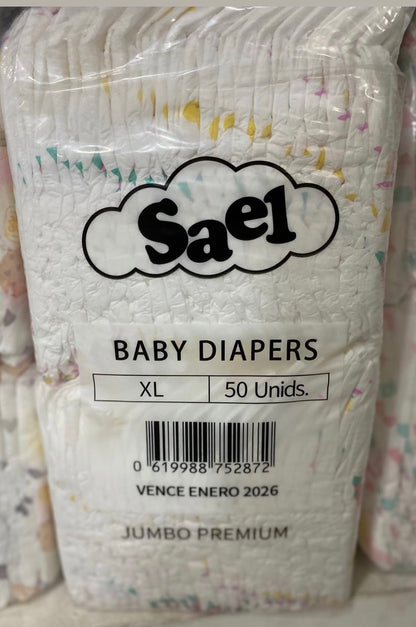PAÑALES SAEL JUMBO