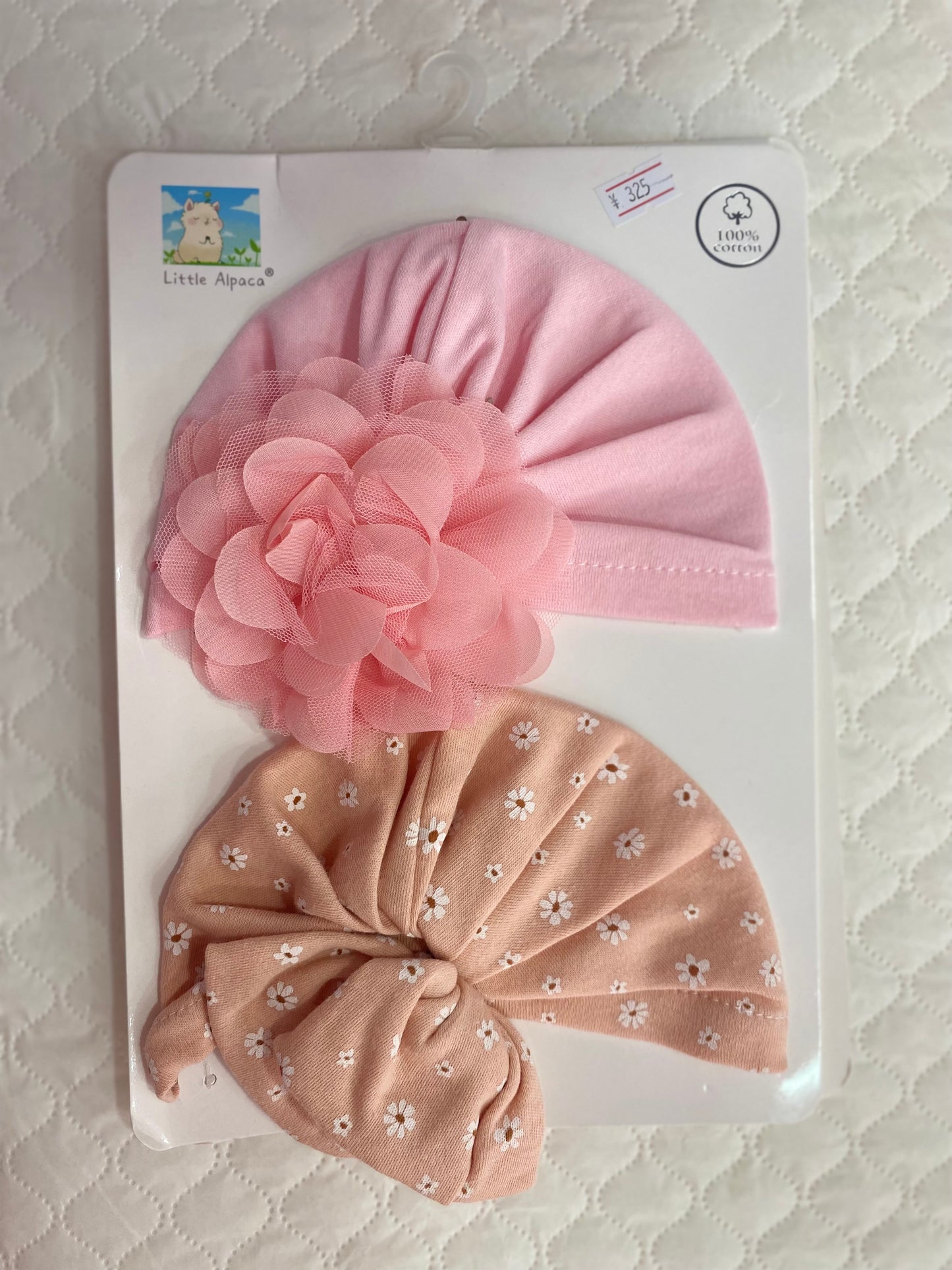 SET DE 2 GORROS LITTLE ALPACA