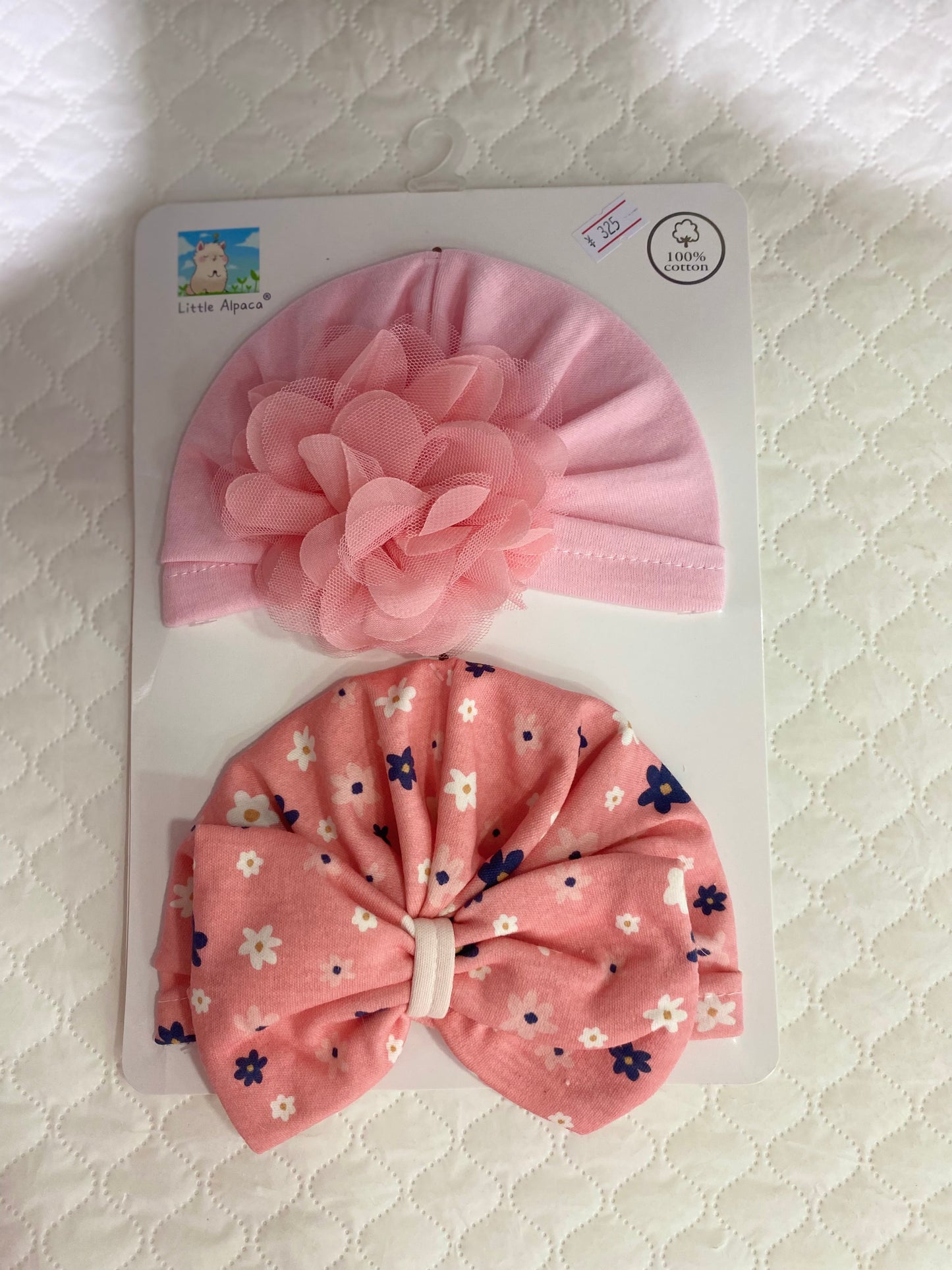 SET DE 2 GORROS LITTLE ALPACA