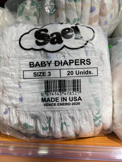 PAÑALES SAEL AMERICANO