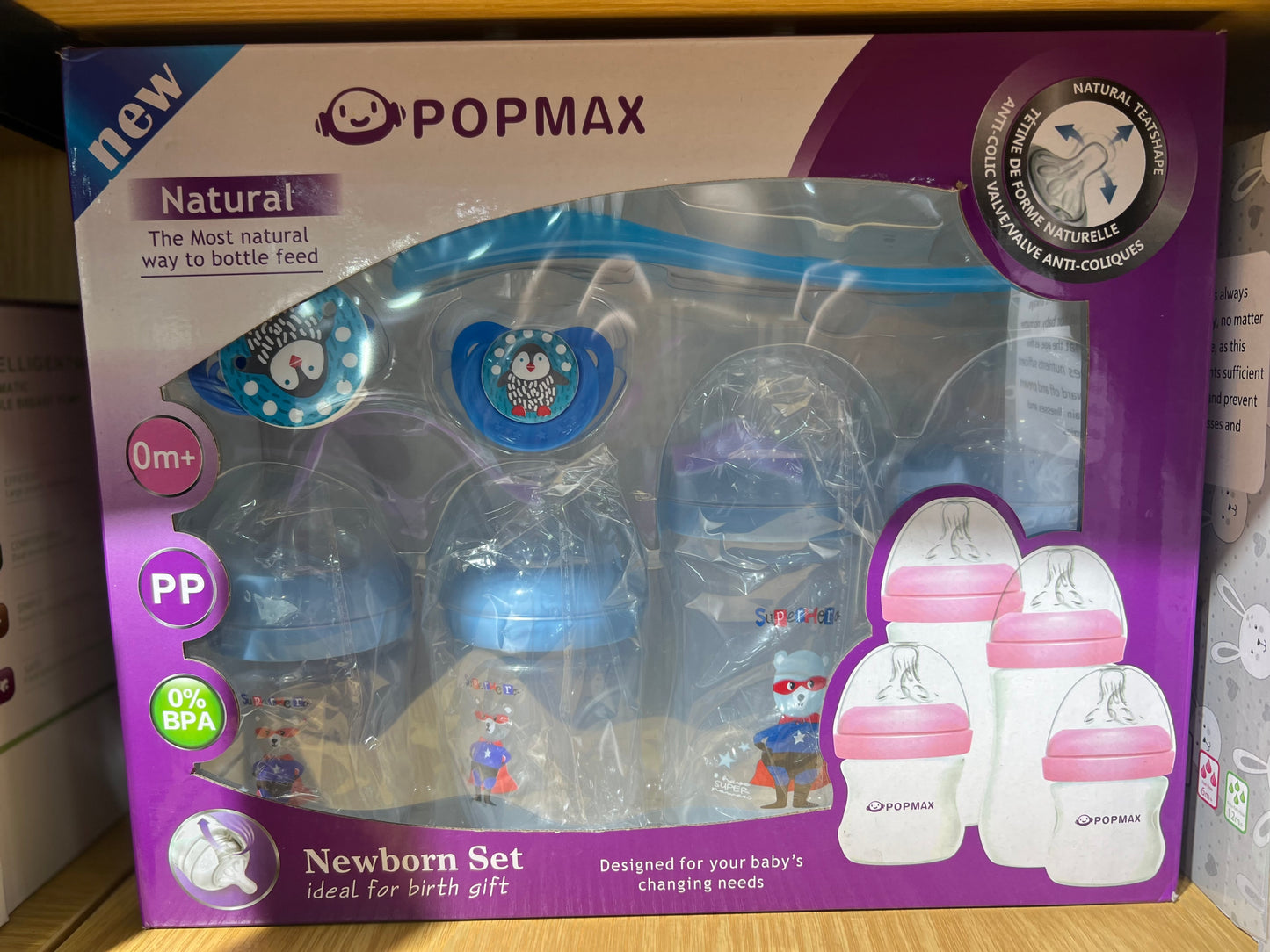 SET BIBERONES APOMAX