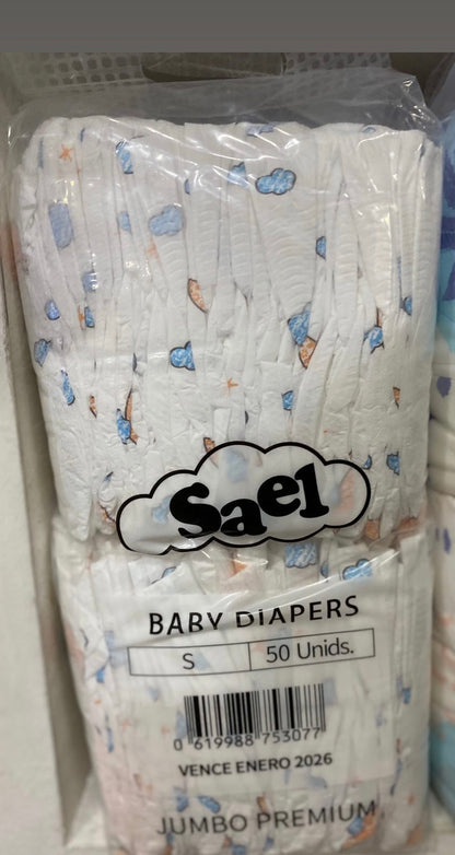 PAÑALES SAEL JUMBO
