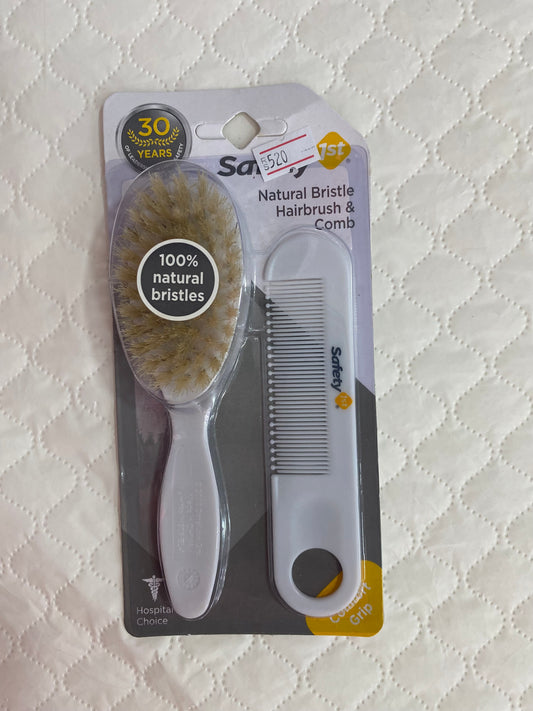 CEPILLO Y PEINE NATURAL SAFETY