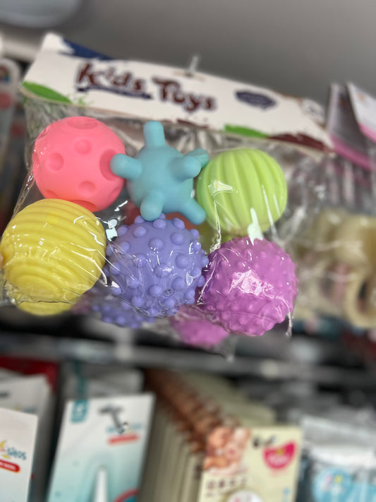 PELOTAS DE GOMA 6 EN 1 HX123B