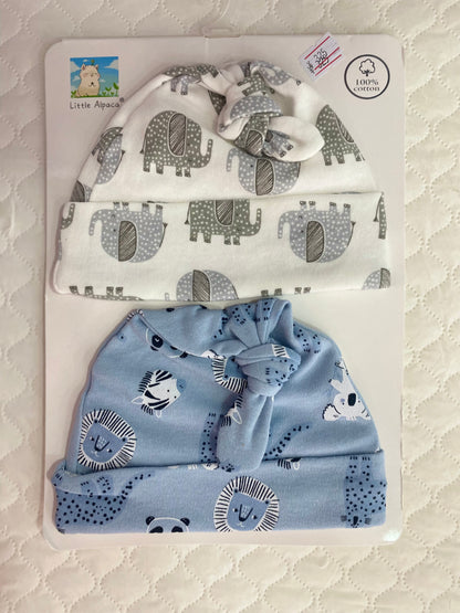 SET DE 2 GORROS LITTLE ALPACA