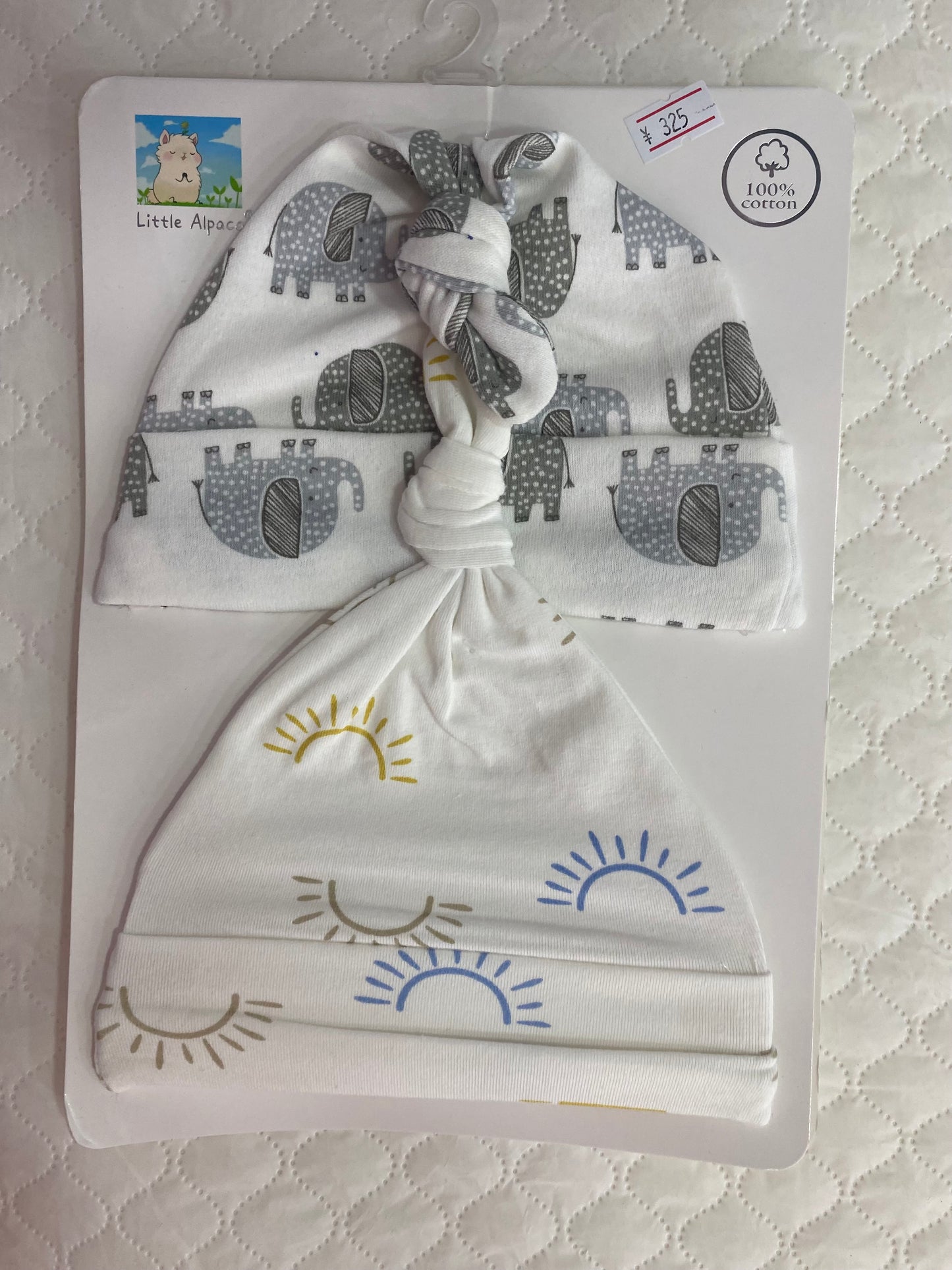 SET DE 2 GORROS LITTLE ALPACA