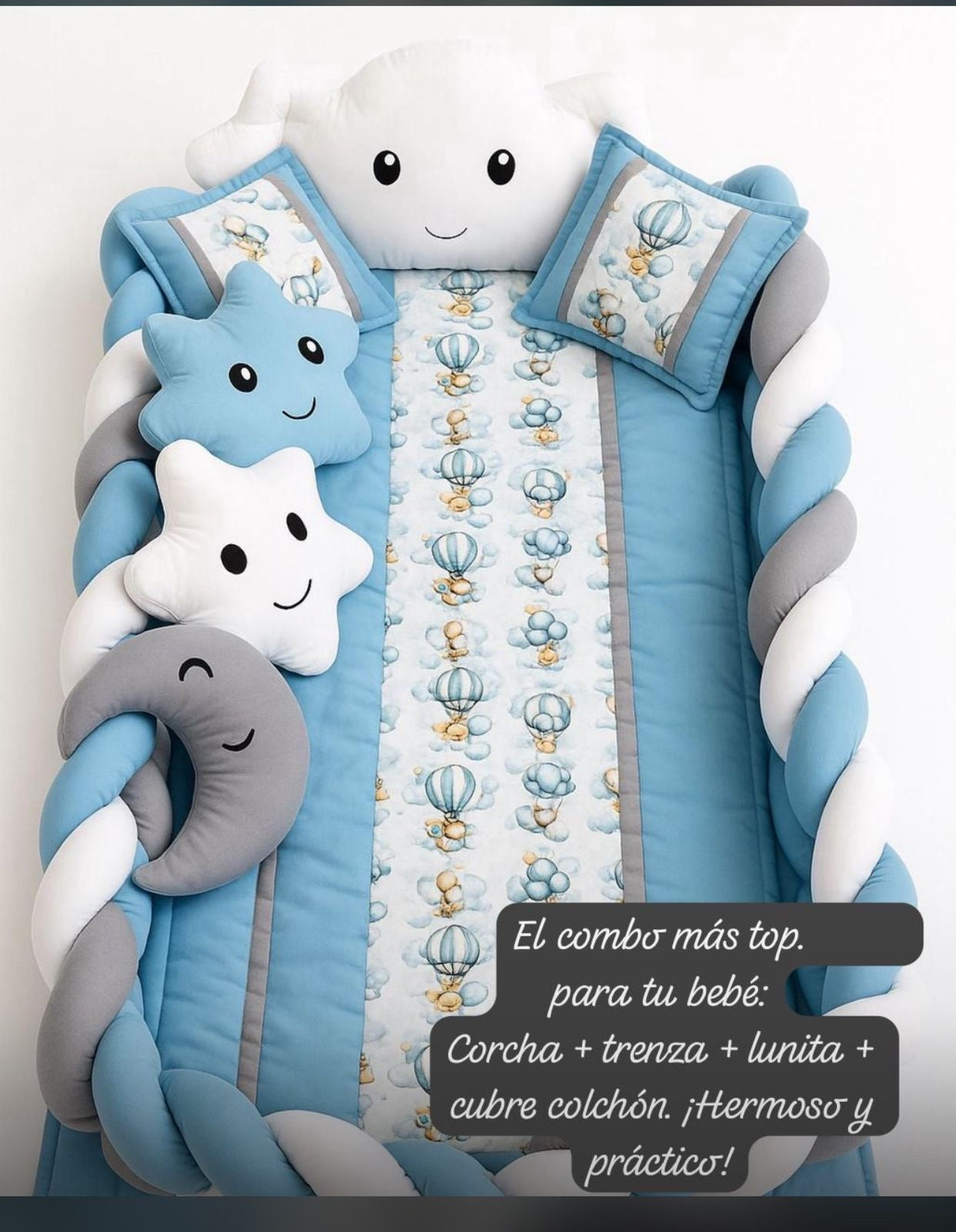 COLCHA TRENZADA CUNA