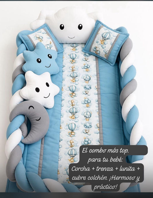 COLCHA TRENZADA CUNA