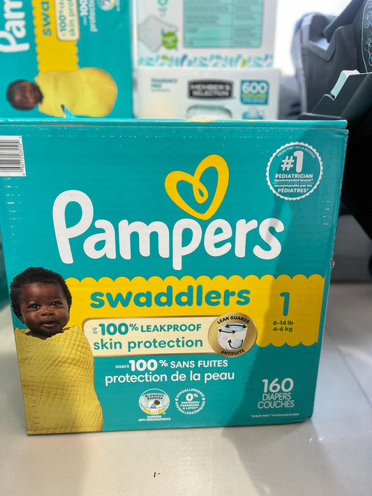 CAJA PAÑAL PAMPERS Nº 1 160 UND