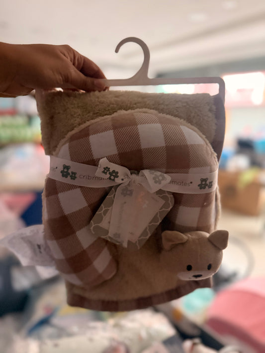 MANTA CON PELUCHE CRIBMATES