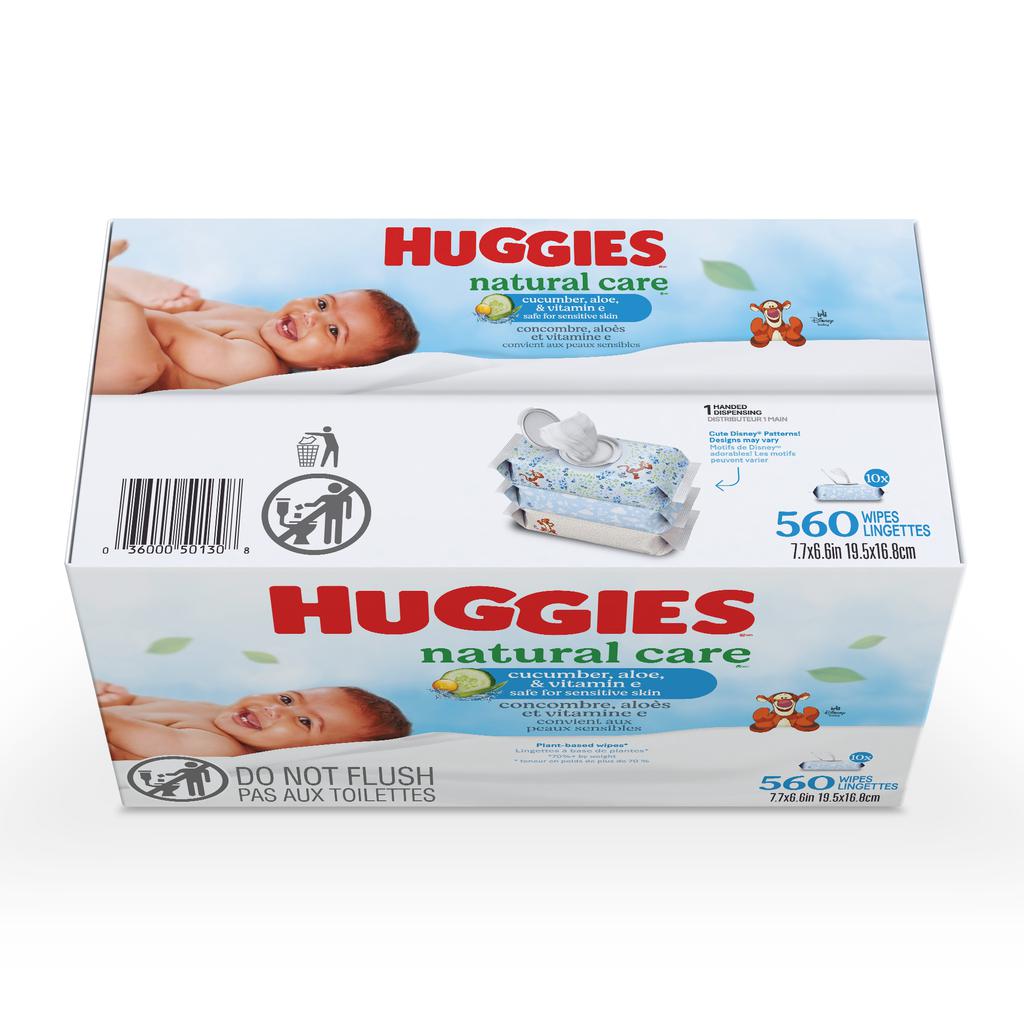 WIPES HUGGIES NATURAL 10/1