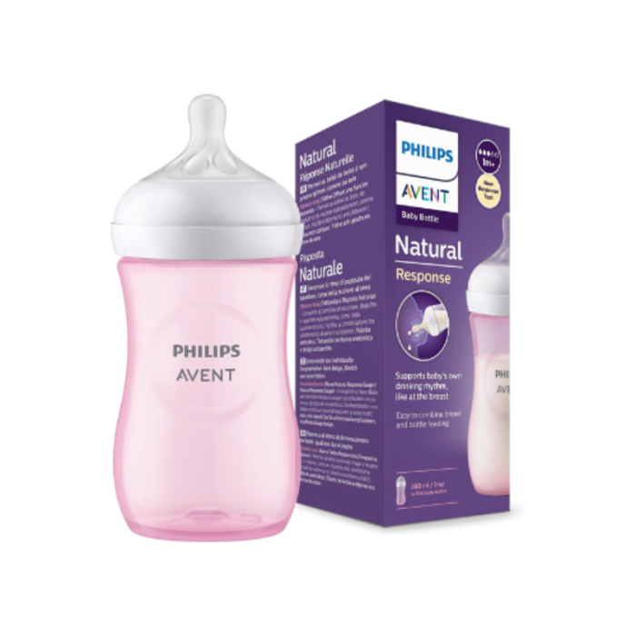BIBERON PHILIPS AVENT NATURAL ROSADO 9 ONZ
