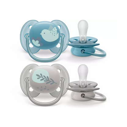 2 CHUPETES ULTRA SOFT PHILIPS AVENT 6-18 MESES